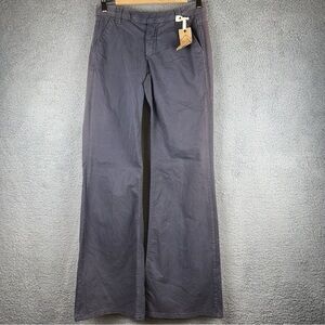 Eight 14 Pants Womens 27x34.5 Gray Aries Two Tone Flare Classic Trouser Y2K NWT